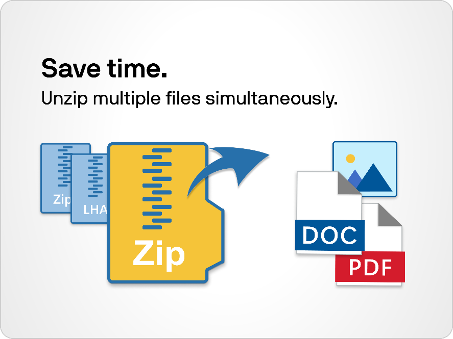 winzip unzip multiple files at once screenshot