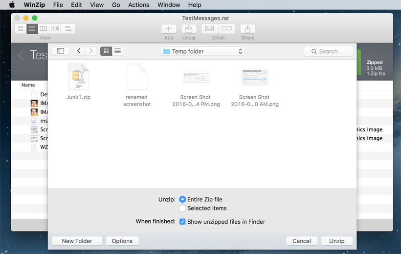 Zip For Mac Zip Unzip Files With WinZip Mac Edition